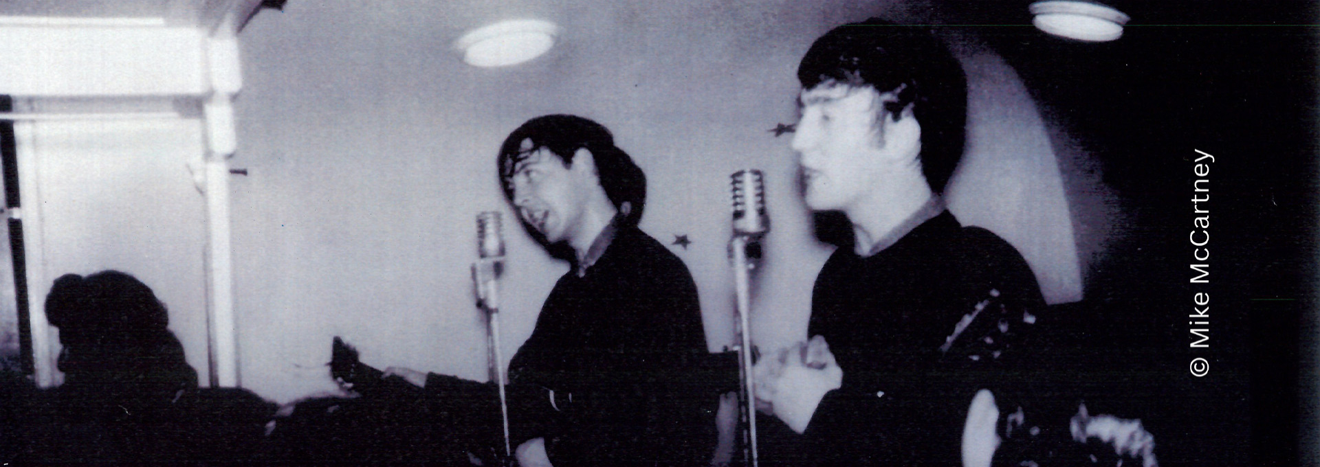 Mike McCartney photo of The Beatles on an early Beatles gig aboard the Royal Iris.